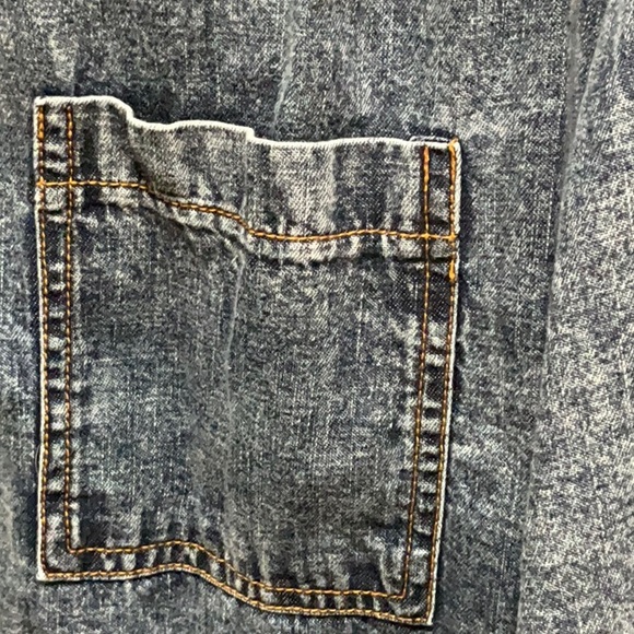 Pilcro Classic Denim Shirt Medium - Picture 4 of 7